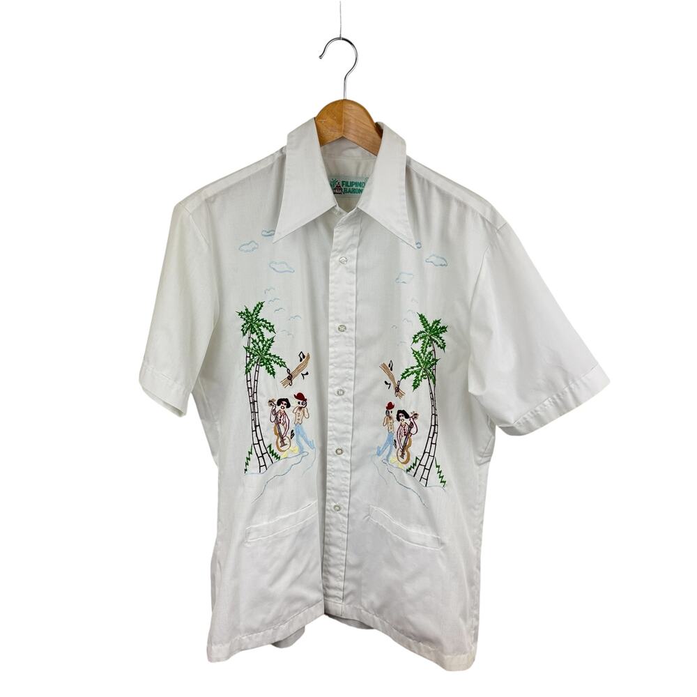 VTG Filipino Barong Men's Embroidered Shirt